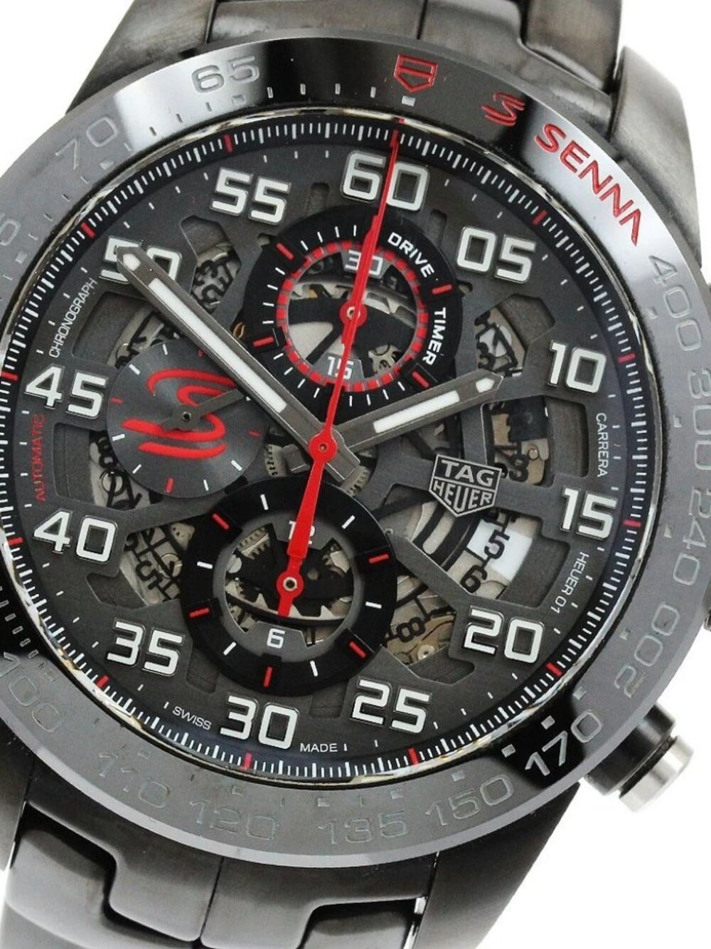 TAG HEUER Carrera Caliber Heuer 01 Ayrton Senna CAR2A1L Automatic Men's